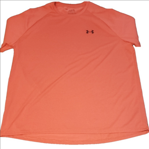 Under Armour Women's Orange T-Shirt Sz. Large